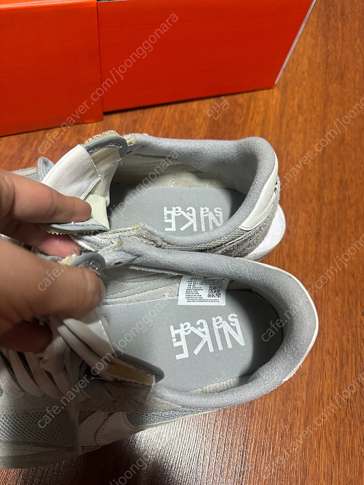 [265]나이키 사카이 프라그먼트 LD와플 라이크 스모크 그레이 이미지