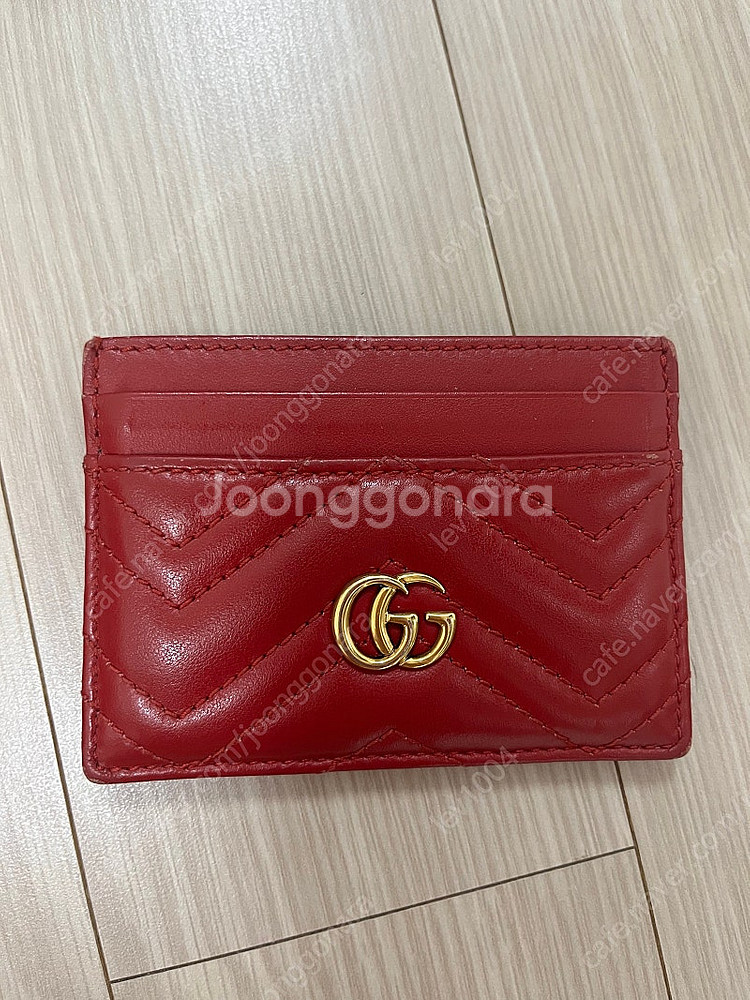 구찌 카드지갑 레드--0
