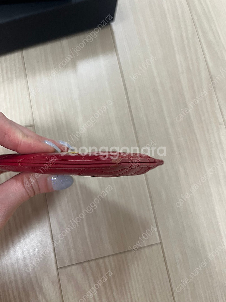 구찌 카드지갑 레드--3