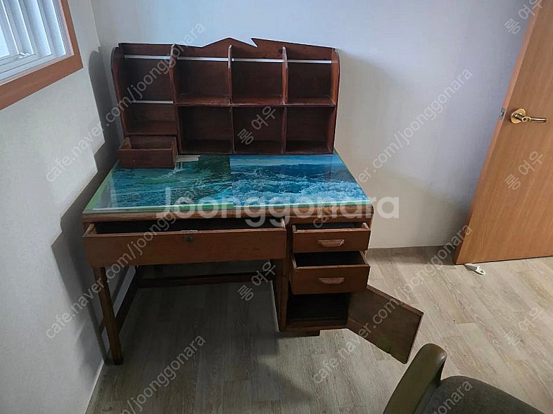 옛날수제작책상--3