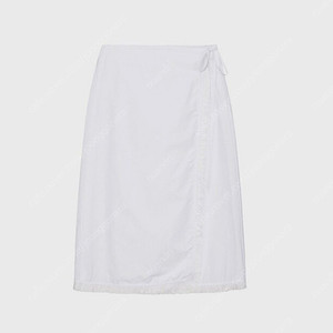 모노하 랩스커트 (화이트)