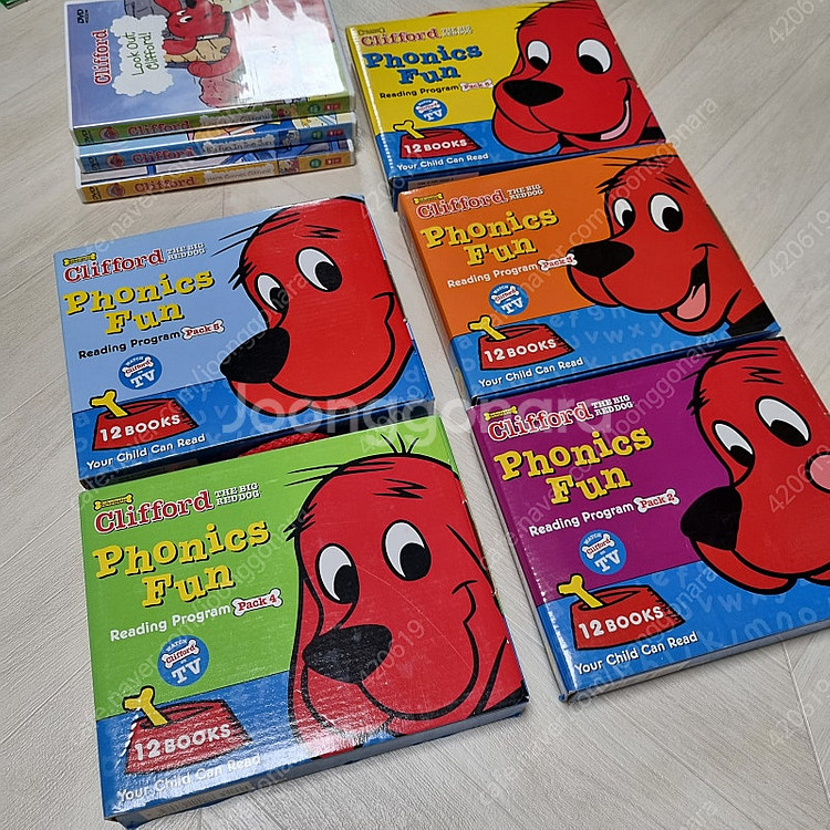 정품 clifford 파닉스펀 영어책_5box 60권 ...--2
