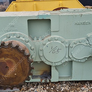 기어박스, 감속기, 500HP, 1/65, 입출력 한쪽 방향, 일제 한센, 최고상품, 중고 기어박스감속기
