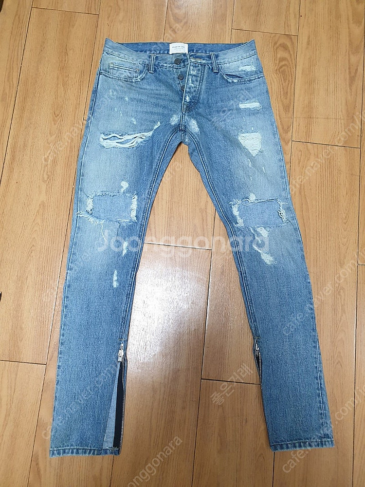 거의새상품급 / 피오갓 4TH 컬렉션 무파 지퍼 데님 ...--0