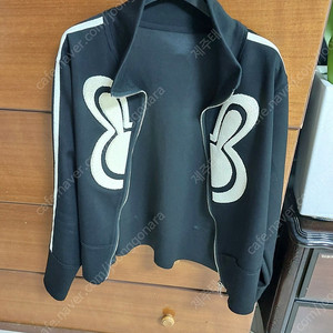 55~66 토끼 무늬 맨질 신축성좋은 쟈켓