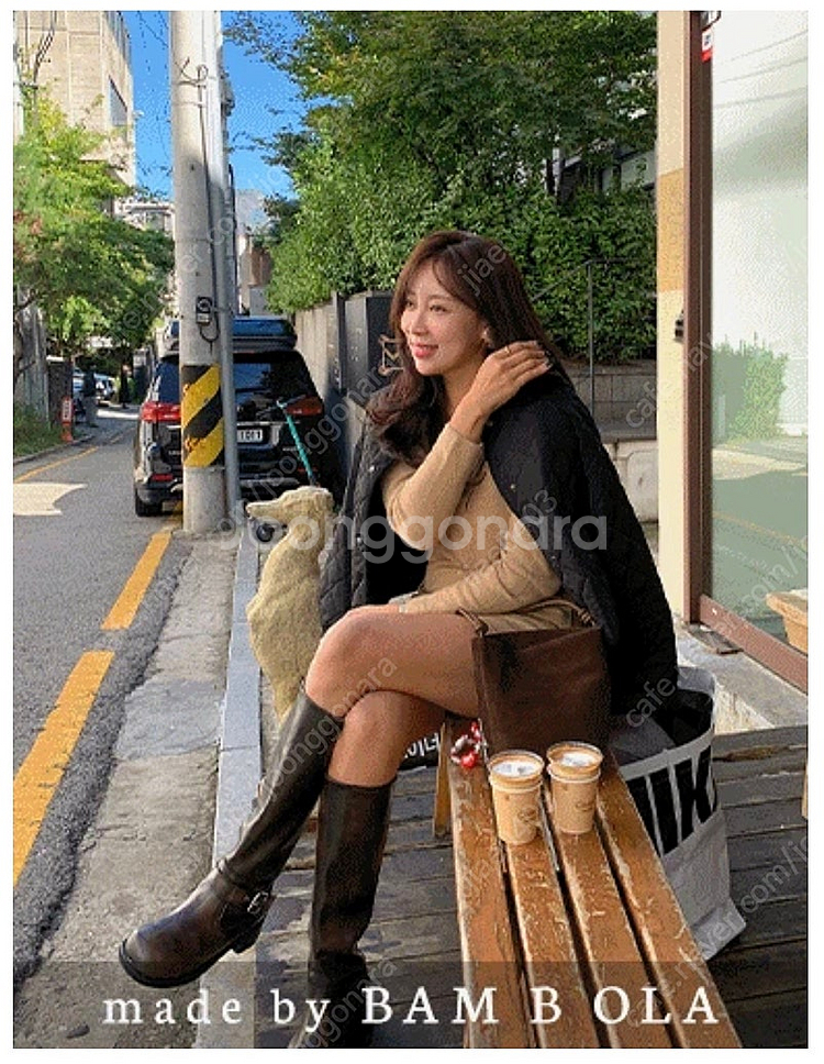 곰부인네 밤비올라 퀼팅패딩 쟈켓--2