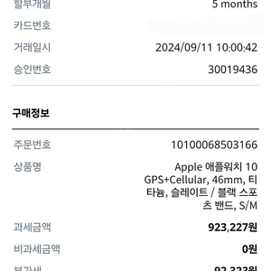 애플워치10 티타늄 슬레이트 46mm 팝니다