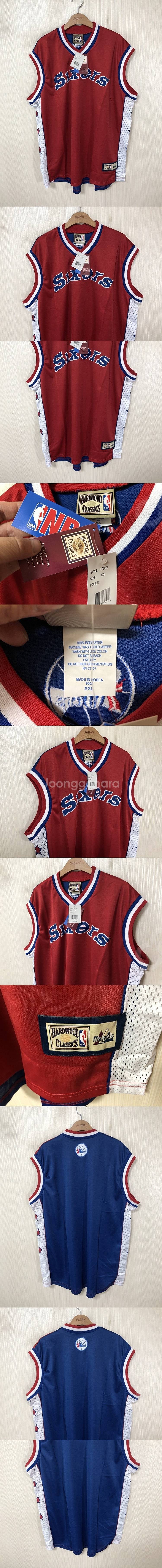 NBA 하드우드클래식X마제스틱 필라델피아 76ERS 9...--0