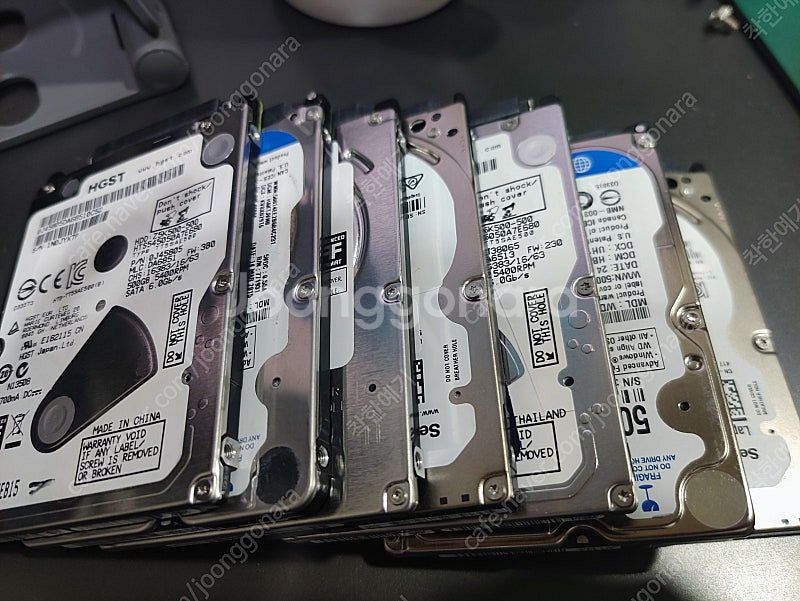노트북용 sata500G 8천원--0