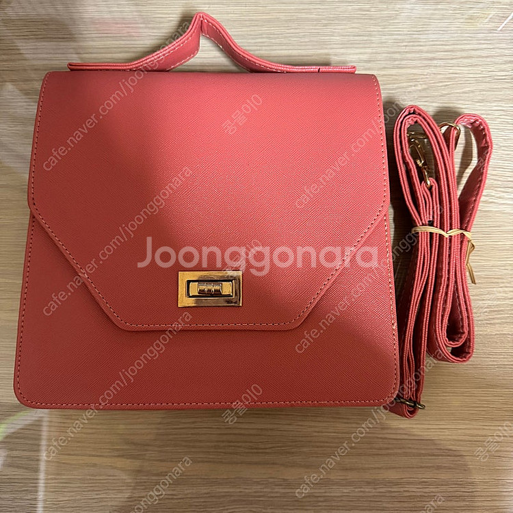 핑크 분홍색 숄더백 크로스백 핸드백 가방 (새상품)--1