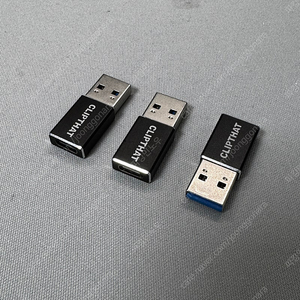 USB C타입 to USB A 변환 어댑터 OTG젠더 충전 데이터 3개 새제품 팝니다.