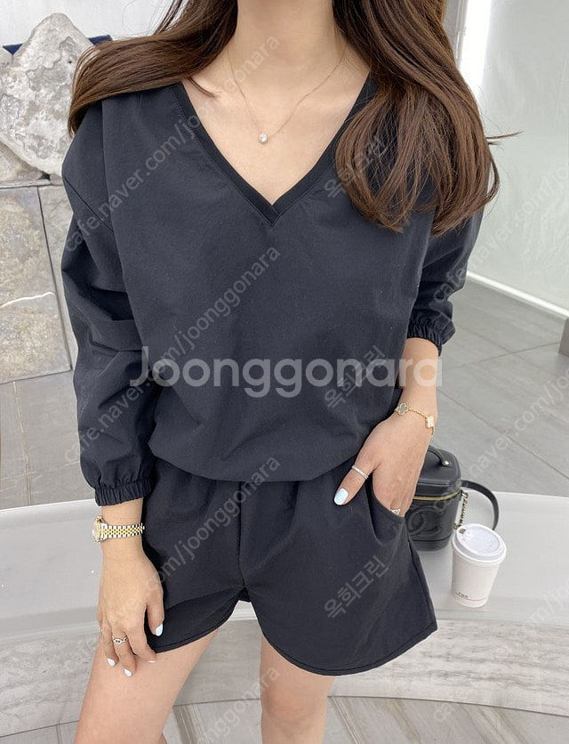 마드모아젤 에린 아노락 조거 쇼츠 3종 세트--1