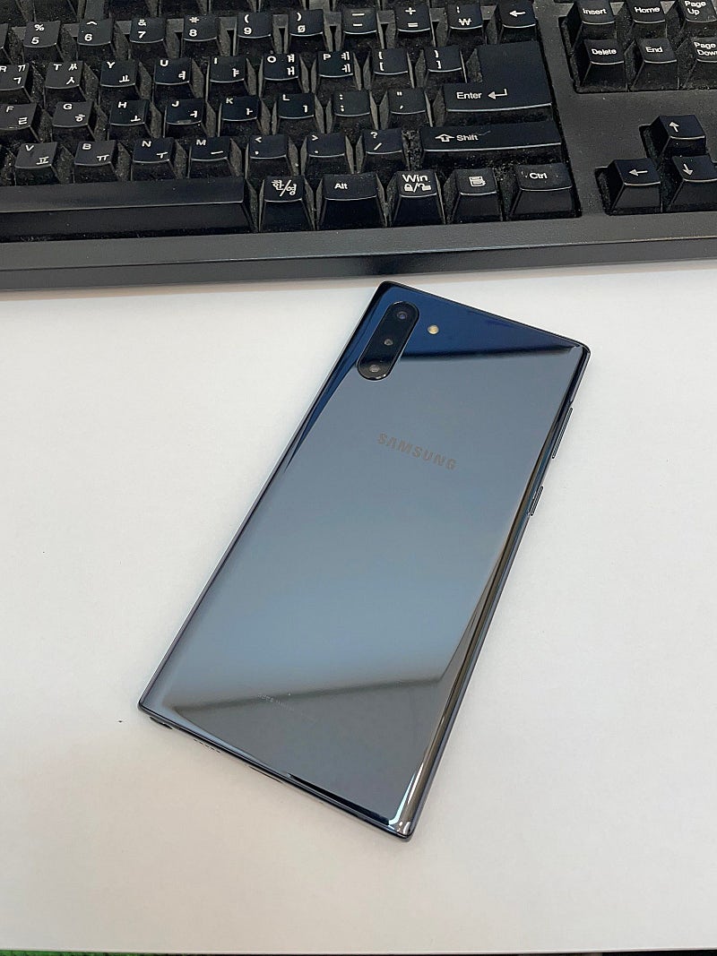 갤럭시노트10 블랙 256GB 무잔상 상태좋은 중고20...--0