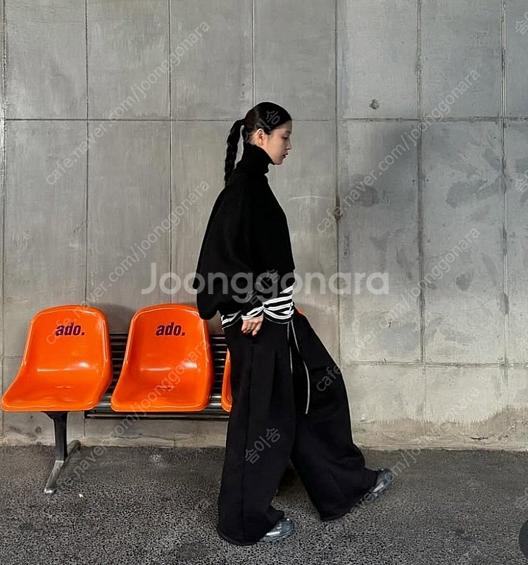 올라이츠 슬리닝팬츠 블랙 새상품 기모X 가격내림!--0