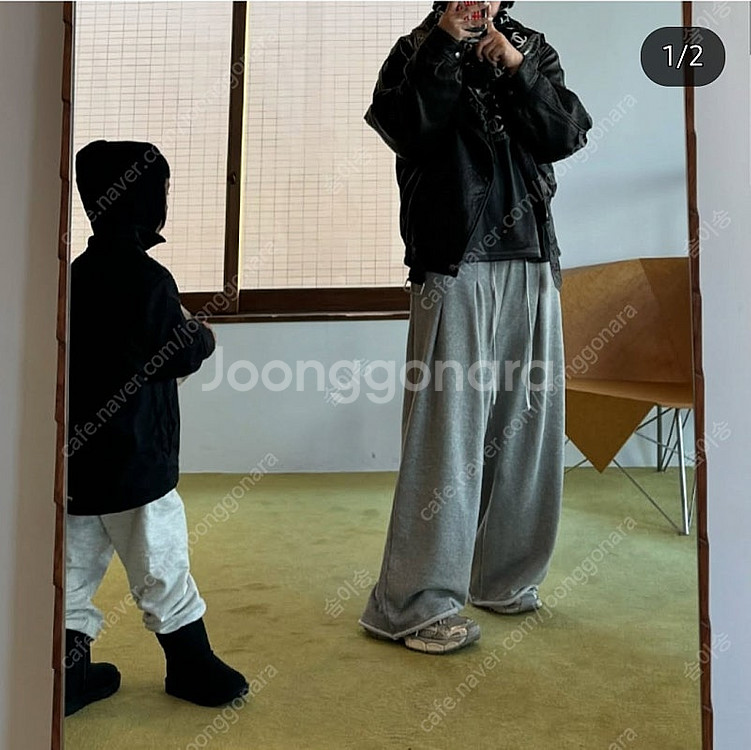올라이츠 슬리닝팬츠 블랙 새상품 기모X 가격내림!--2