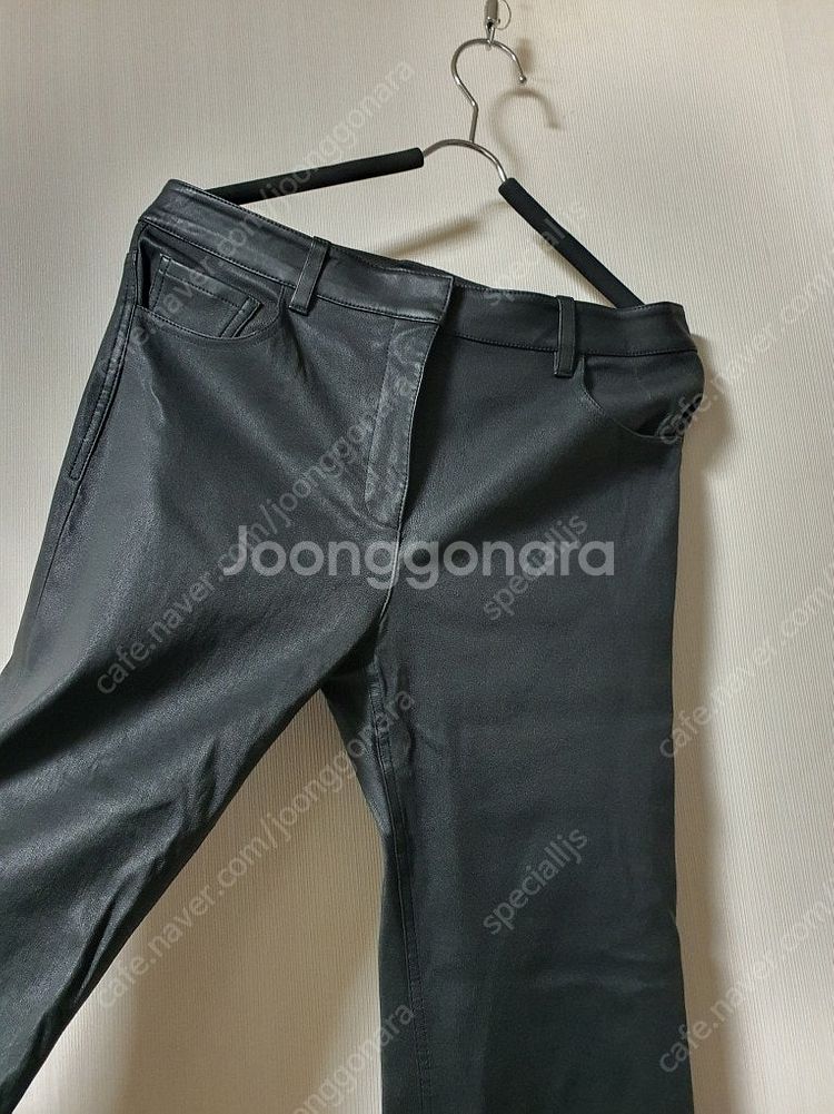 띠어리 theory 램스킨 세미 부츠컷 팬츠 4 사이즈...--5