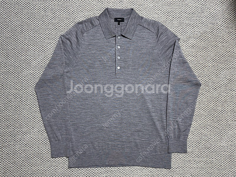 [M] 띠어리 긴팔 폴로 택만뗀 새상품--0