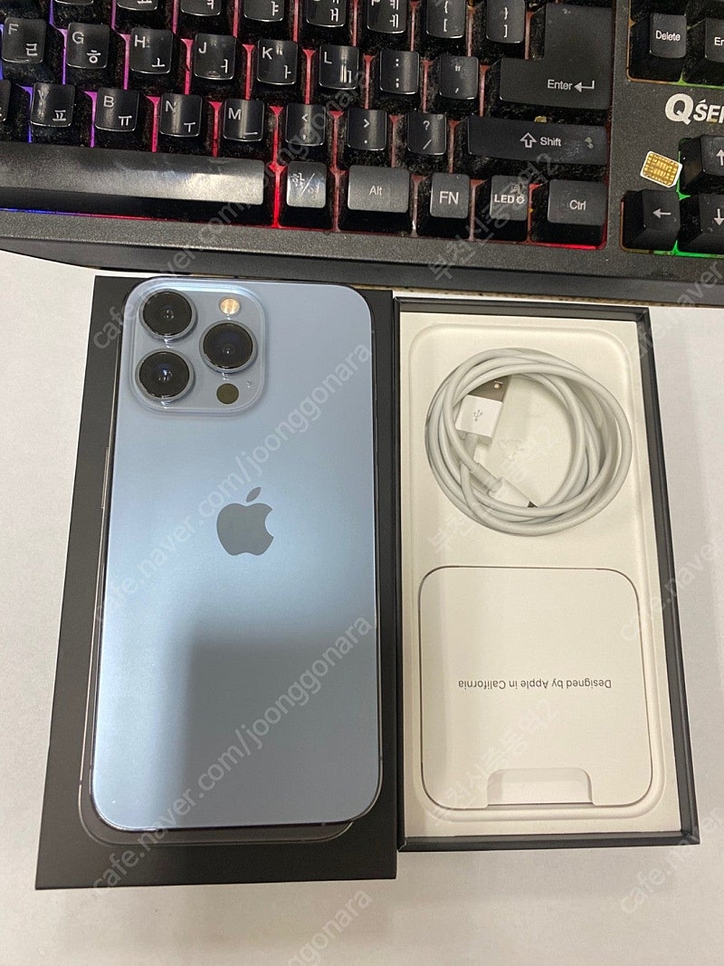 199079 아이폰13프로 블루 SS급 256GB 무잔...--0