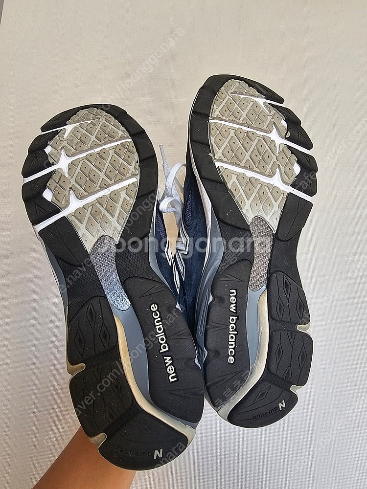 새상품급 뉴발 990v3 네이비 275사이즈--1