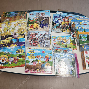 헬로카봇, 뽀로로, 옥토넛, 폴리, 아기지능방 한글 퍼즐 일괄, 아리아띠 세이펜 사운드자석 동물, 탈것 일괄