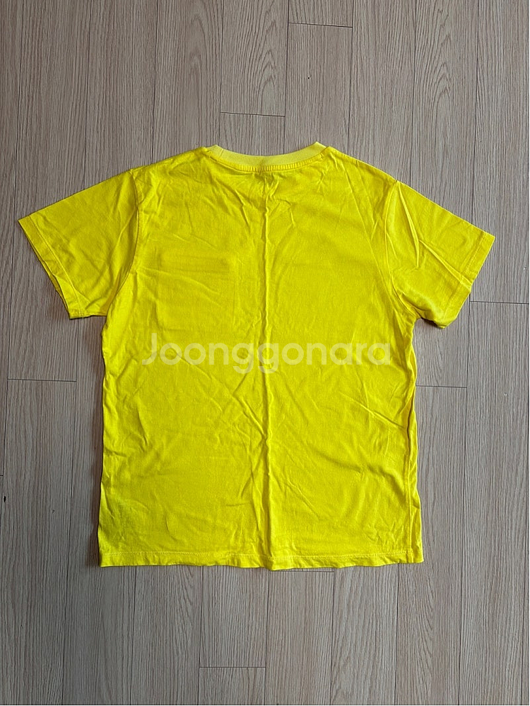 플라키키12y. 노랑반팔티. 반값택포 12000원--2