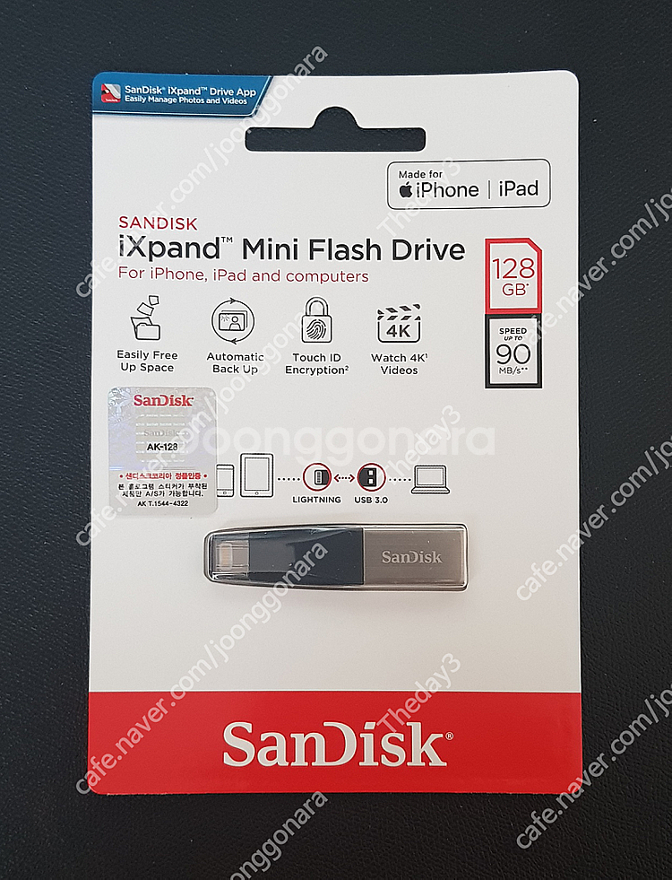 샌디스크 iXpand mini 128GB 아이폰 아이패...--0