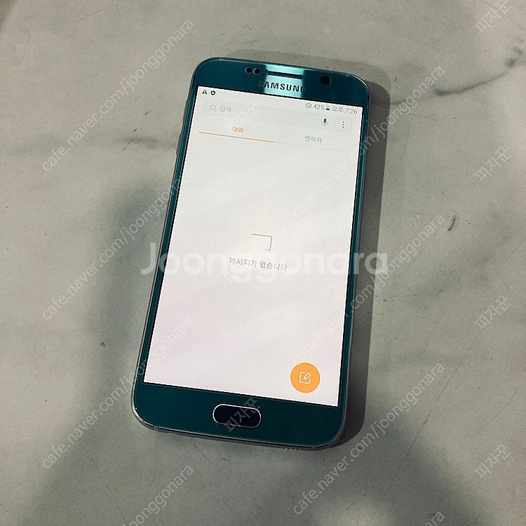 갤럭시 S6 블루 액정S급 완전깨끗! 2만2천원 판매합...--5