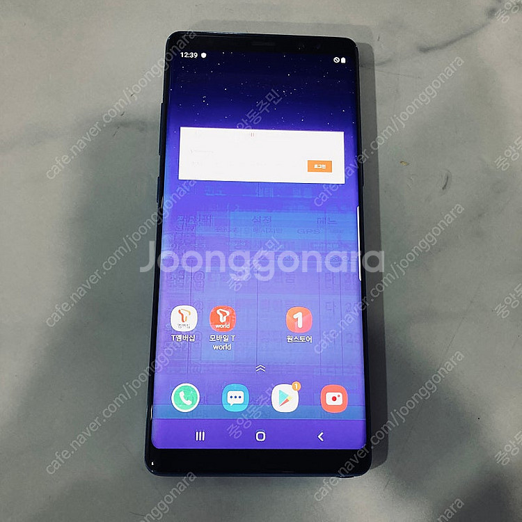 갤럭시 노트8 블루 64G 매우깨끗한기기 4만5천원 판...--0