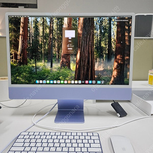 IMAC 아이맥 M1 24인치 16GB 고급형 모델 판매합니다.