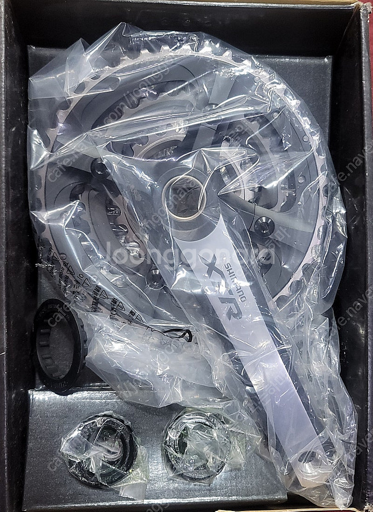 시마노 XTR(27단) 크랭크 세트(미사용, 비비포함)...--1