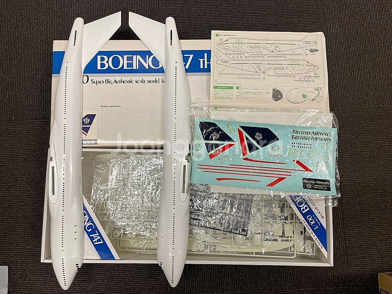 B747 일본 도유사 1/100 사이즈 프라모델--1