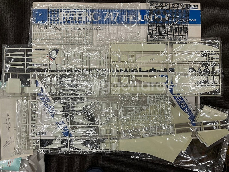 B747 일본 도유사 1/100 사이즈 프라모델--2