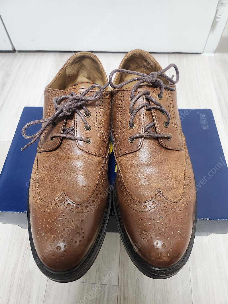 폴로 Norbeck 윙팁 레더 브라운 9D