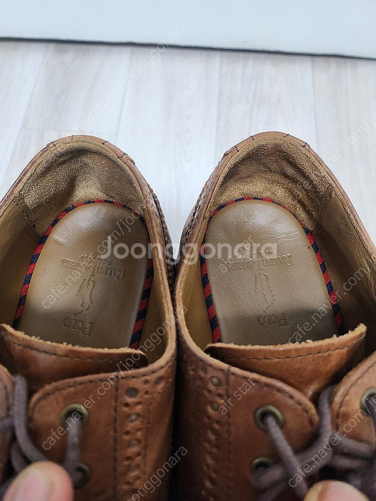 폴로 Norbeck 윙팁 레더 브라운 9D--3