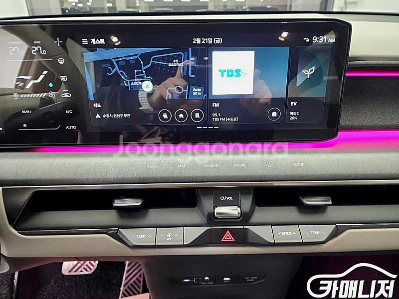 [기아]EV9 4WD 에어 2024 년 전기 중고차 전...--1