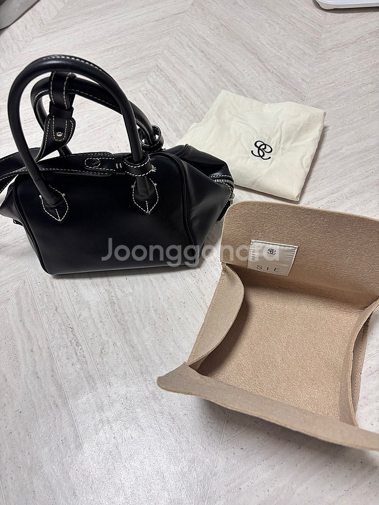 시에 브롯백 미니 블랙 스티치 (이너백포함)--1