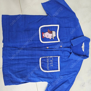 리미떼두두 블루프렌드 포인트 셔츠(XL120)