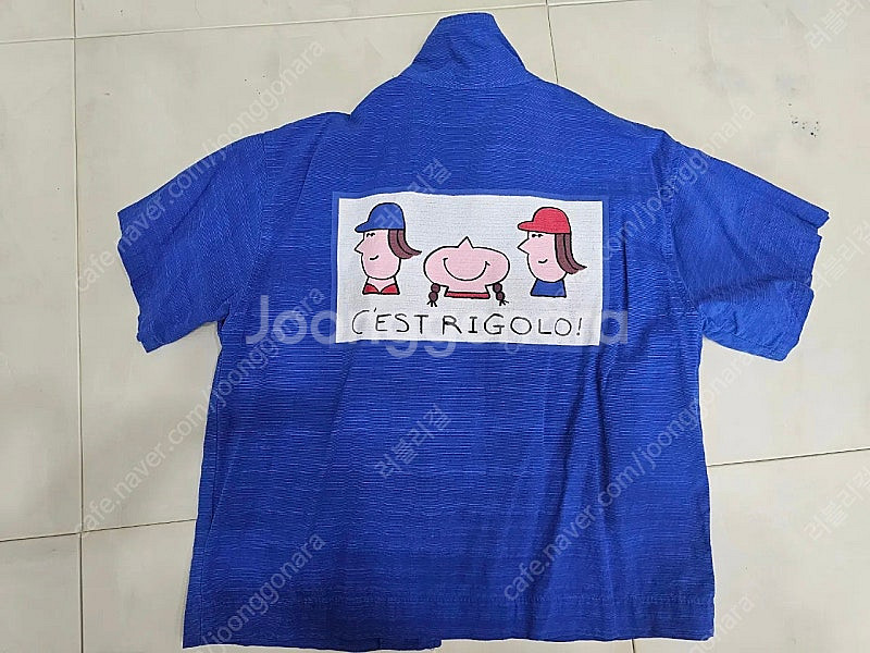 리미떼두두 블루프렌드 포인트 셔츠(XL120)--1