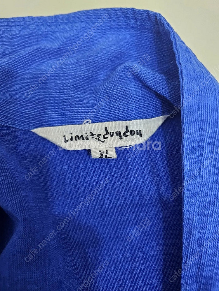 리미떼두두 블루프렌드 포인트 셔츠(XL120)--2
