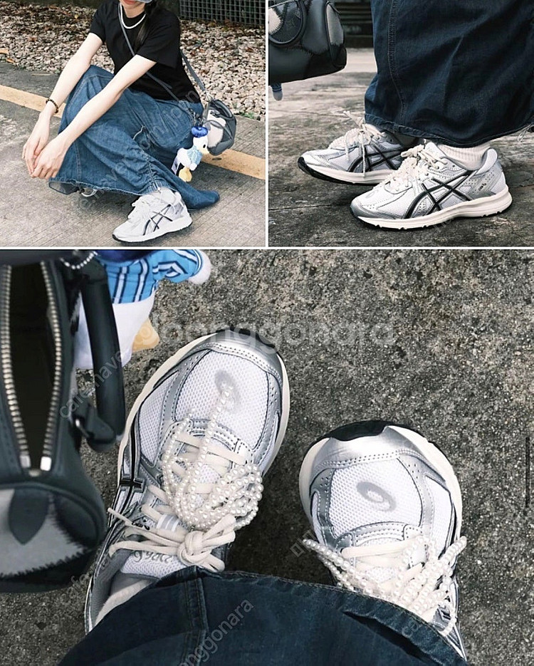 아식스 조그 100S 화이트/블랙 250 공홈정가 양도...--5