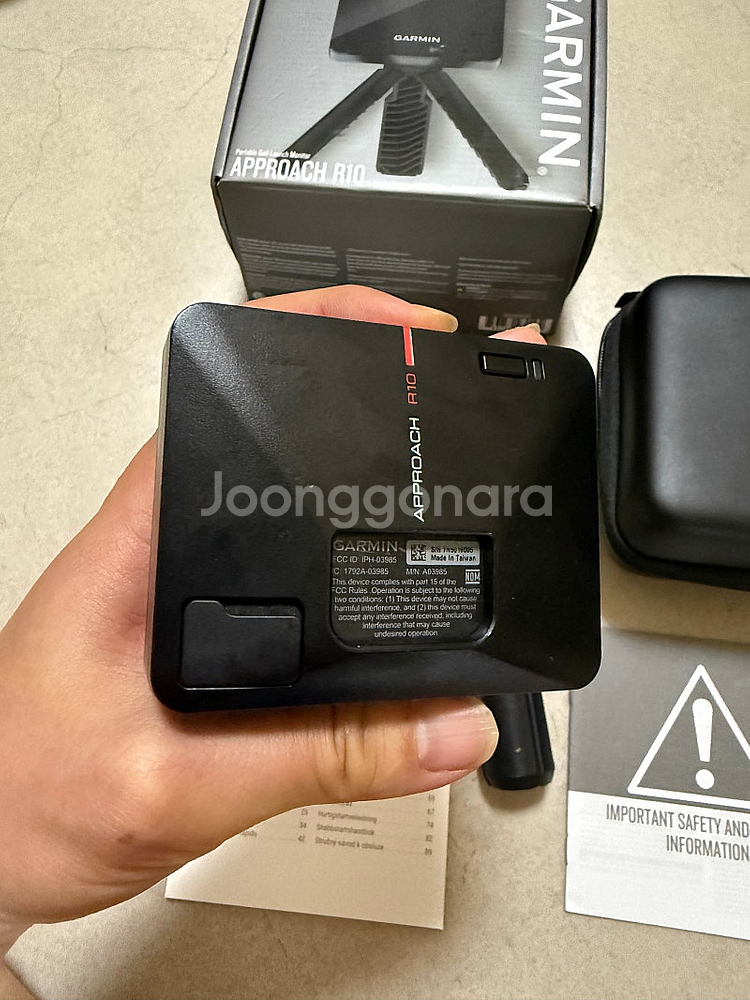 가민 어프로치 R10 런치 모니터 팝니다--2