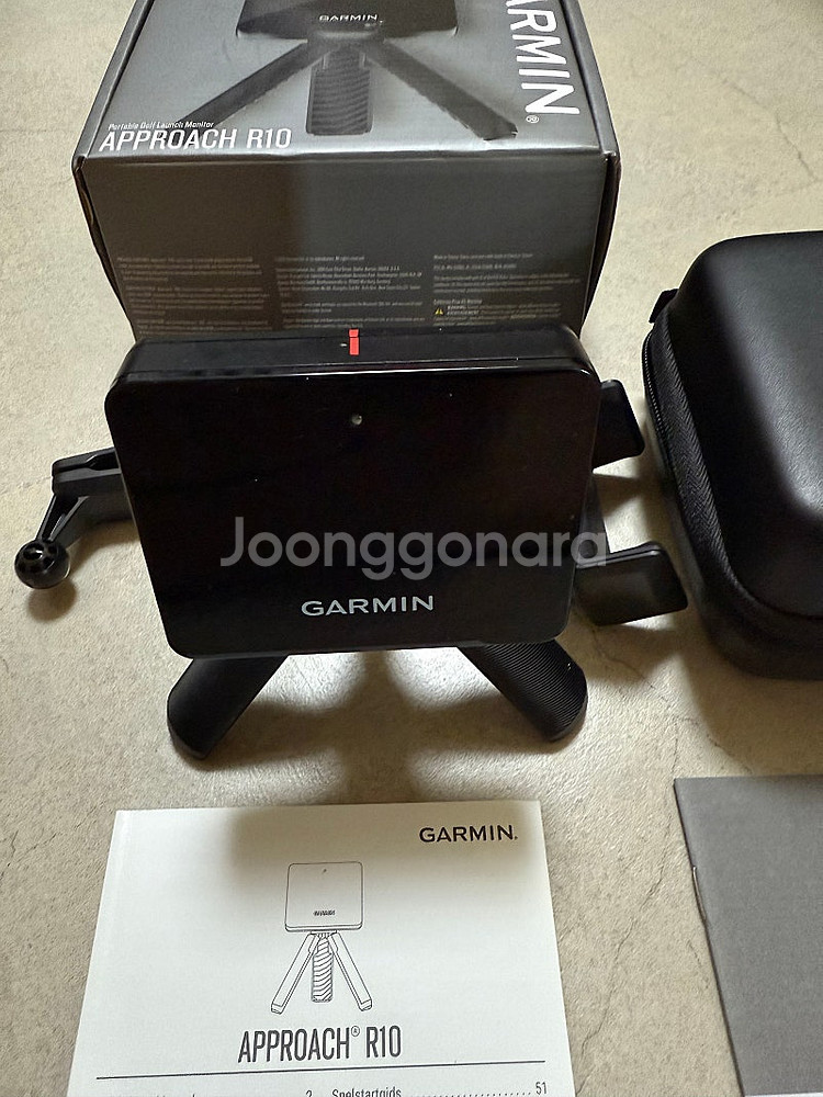 가민 어프로치 R10 런치 모니터 팝니다--3