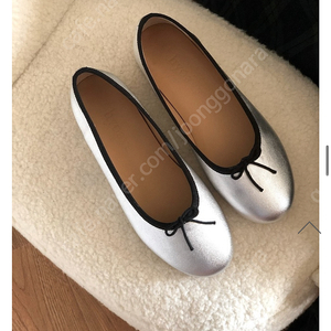효에이브 수제화 플랫 실버225