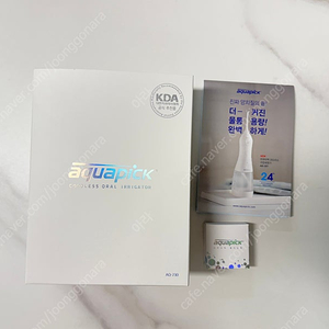 정품 아쿠아픽 AQ-230 + 클리닝정 / 구강세정기 물치실 코드리스 * 새상품급 *