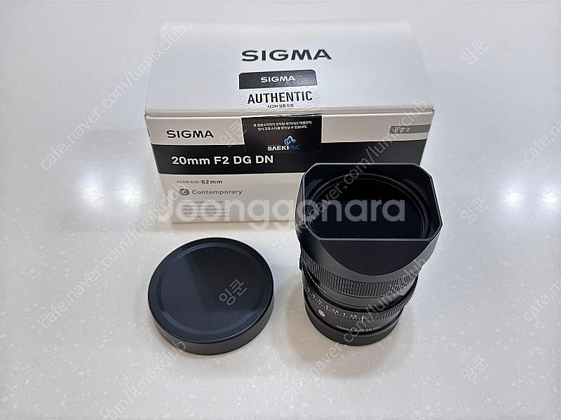 시그마 20mm f2 L마운트 + 하오게 사각후드--0