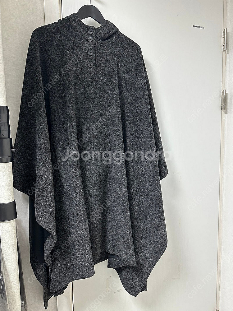 DKNY 후드 케이프 코트--0