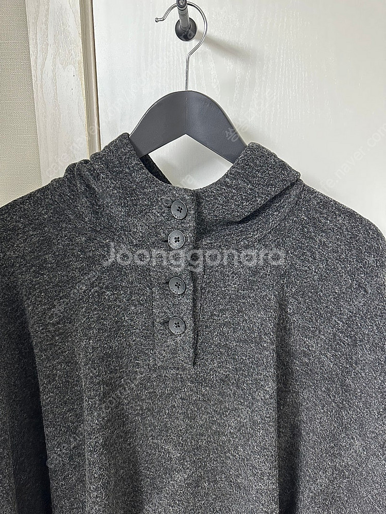 DKNY 후드 케이프 코트--1