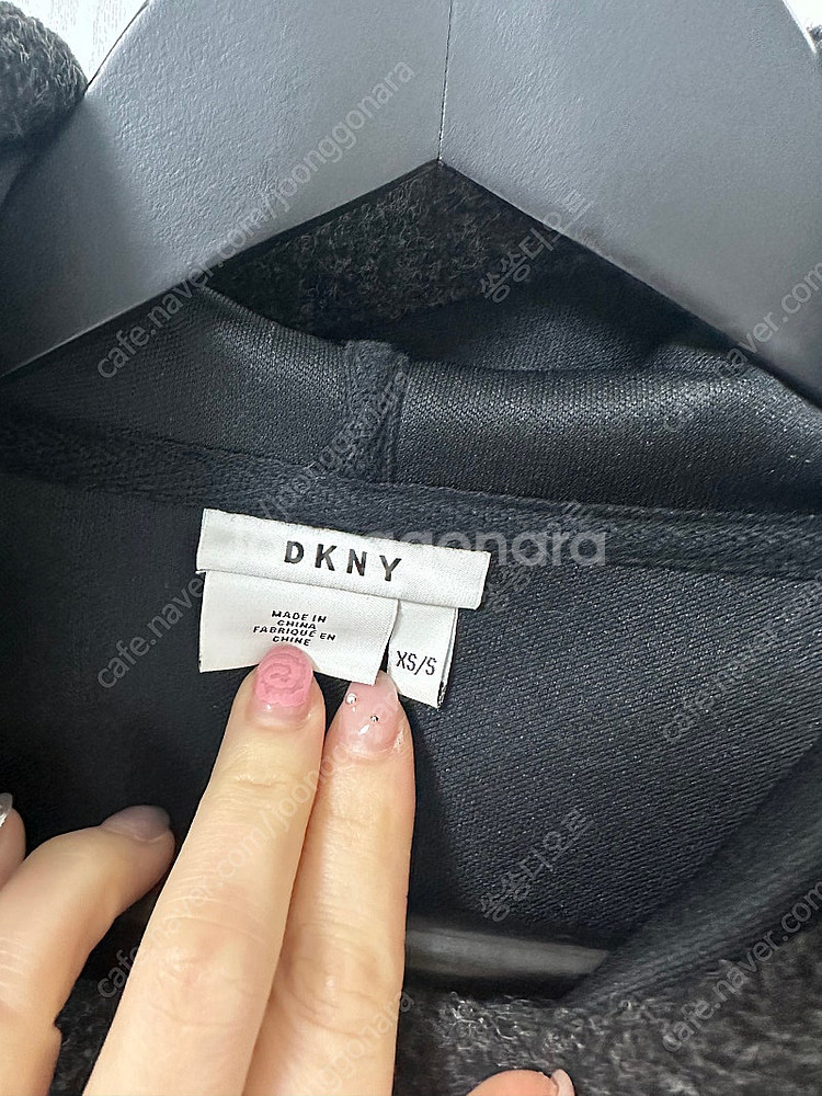 DKNY 후드 케이프 코트--5