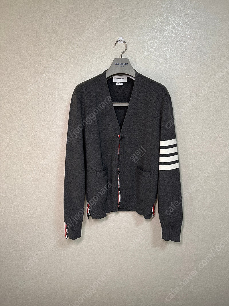 정품 톰브라운 밀라노스티치 가디건 그레이 사이즈 2--0