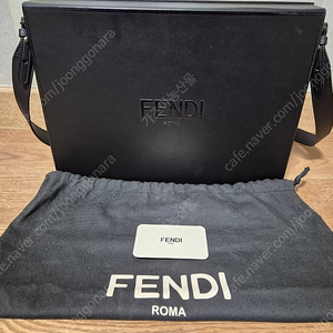 FENDI 메신저 가죽 백